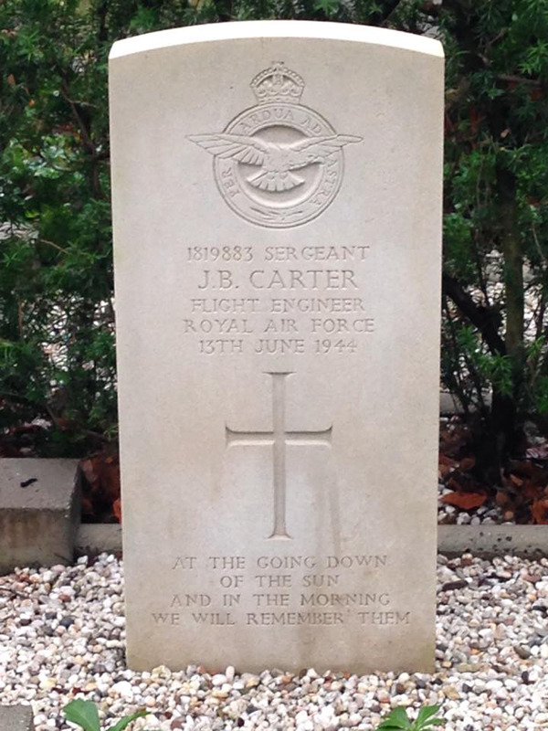Sgt Joseph Burnett Carter<br/><br /><br />died June 13th, 1944